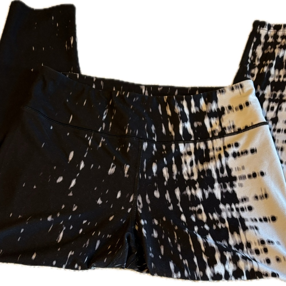 Fila Black and White Leggings XL